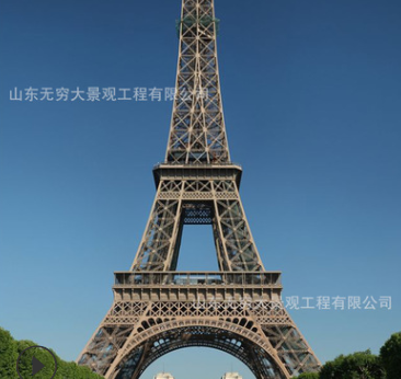 法国大型巴黎艾菲尔铁塔模型摆设道具埃菲尔摄影婚庆广场无穷大