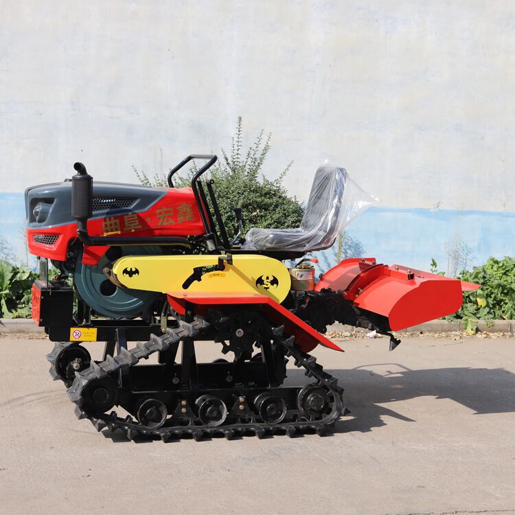 乘坐式履带微耕机 座驾式履带拖拉机 农用小型旋耕机