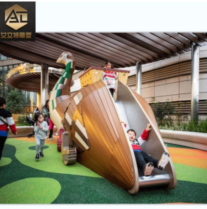 户外无动力游乐设备室内外景区公园不锈钢滑梯定制幼儿园大型设施