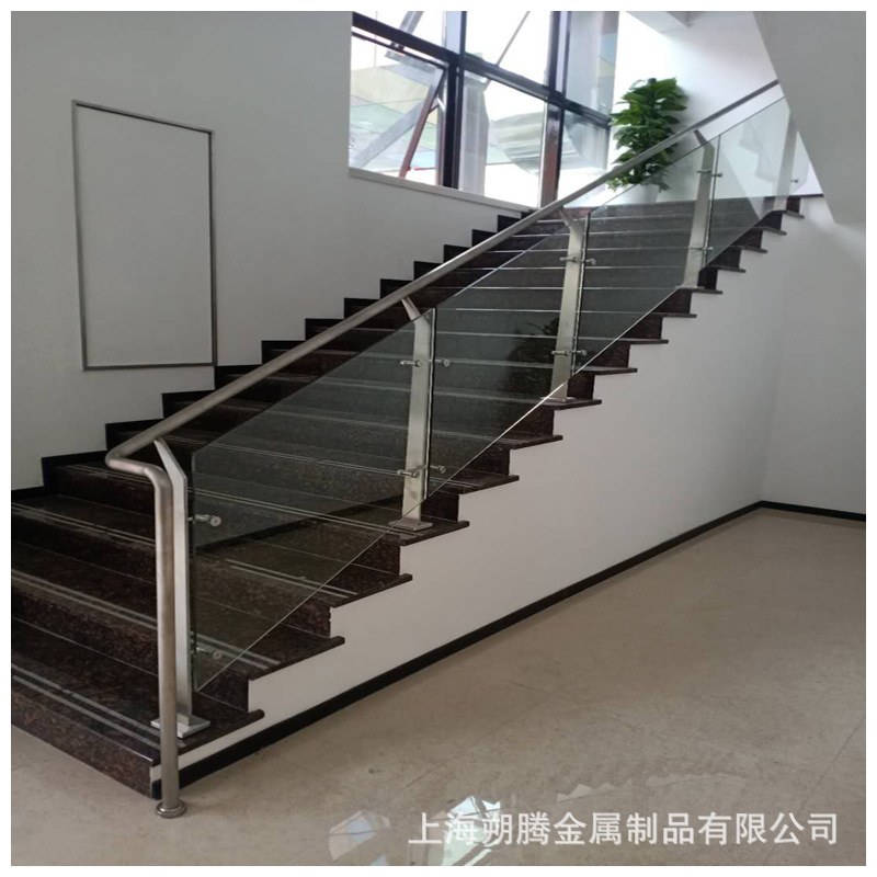 玻璃不锈钢楼梯扶手 选上海朔腾厂家 专业制作 质优价廉
