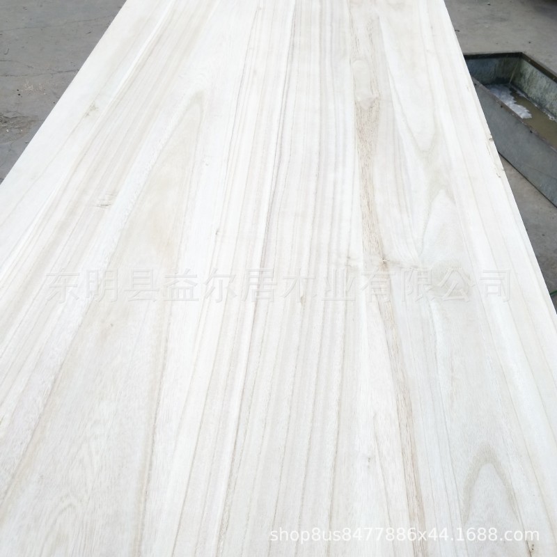 厂家批发桐木直拼板多规格装饰板材实木家具板