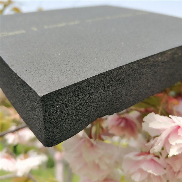 福乐斯b1级阻燃橡塑板 铝箔背胶空调橡塑保温板 降噪橡塑发泡板