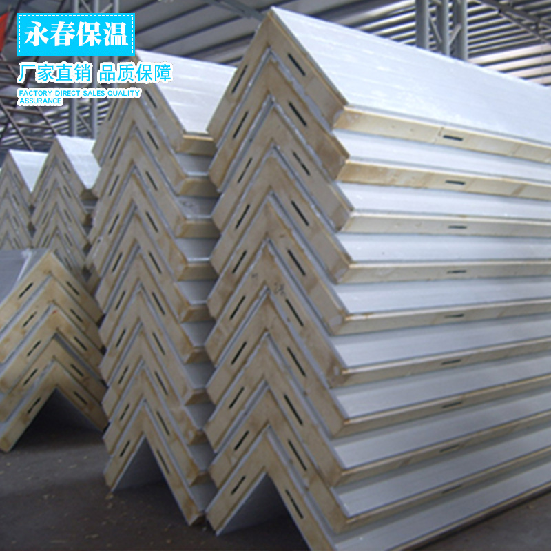 厂家批发双面彩钢板制冷设备保温材料复合板冷库板聚氨酯净化板