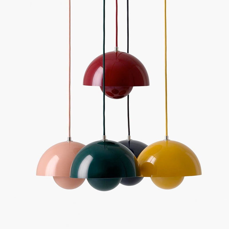 丹麦设计师北欧现代简约吧台餐桌灯具创意餐厅卧室床头花苞小吊灯