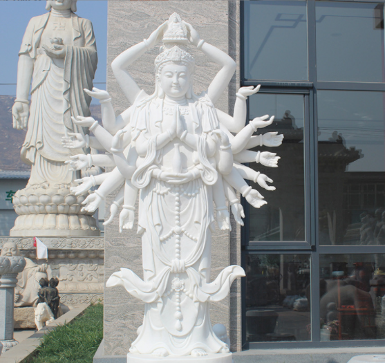 大型石雕佛像观音菩萨地藏王弥勒佛仿古寺庙供奉人物雕塑摆件制作